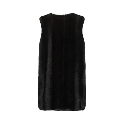 Faux-Fur Mini Dress
