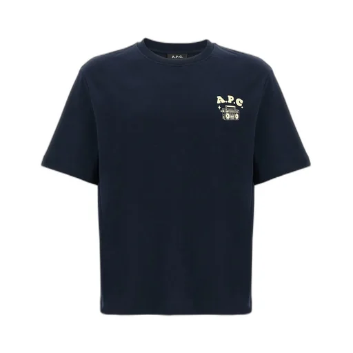 A.P.C. Disco Logo Printed Crewneck T-Shirt