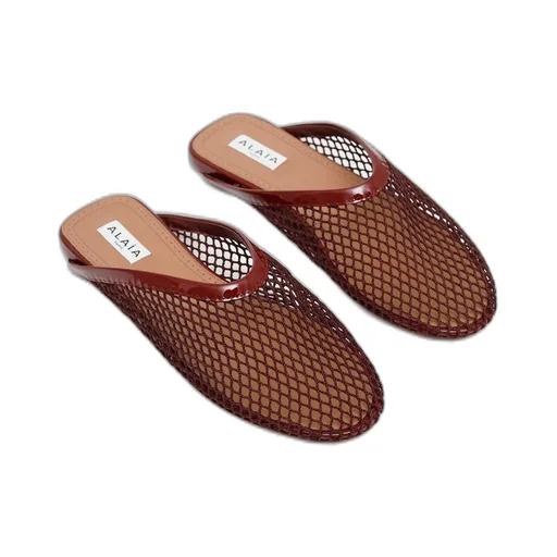 AlaÏA Mesh Flat Mules