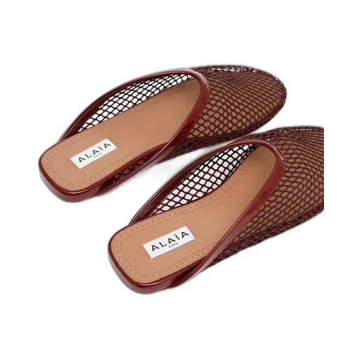 AlaÏA Mesh Flat Mules