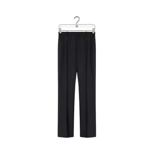 Trousers In Wool And Silk
