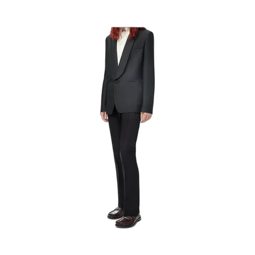 Trousers In Wool And Silk