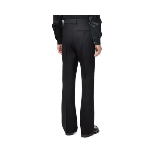 Trousers In Wool And Silk