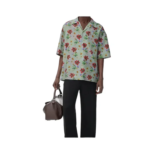 Loewe Floral Printed Short-Sleeved Shirt