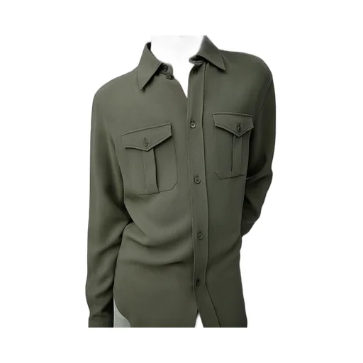 Shirt In Viscose Blend