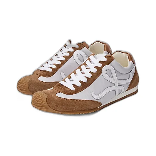 Ballet Runner 2.0 In Nylon And Calfskin
