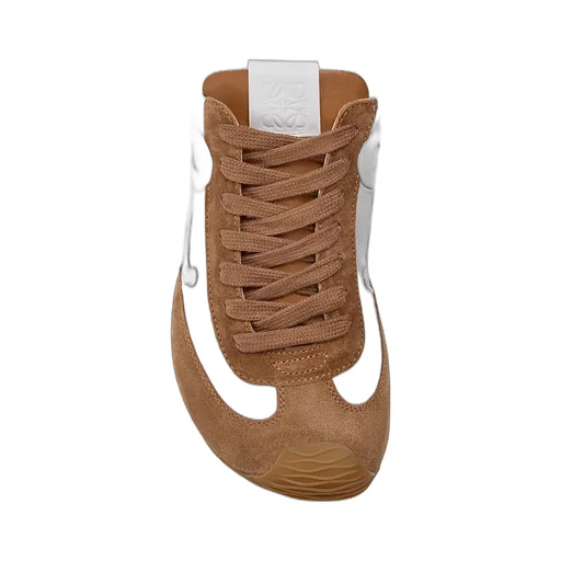 Ballet Runner 2.0 In Nylon And Calfskin