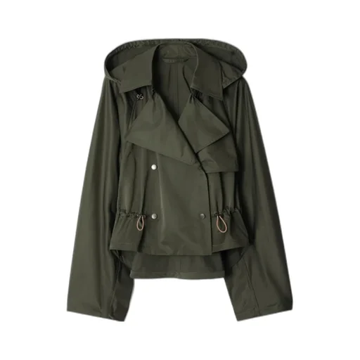 Satin Hooded Jacket