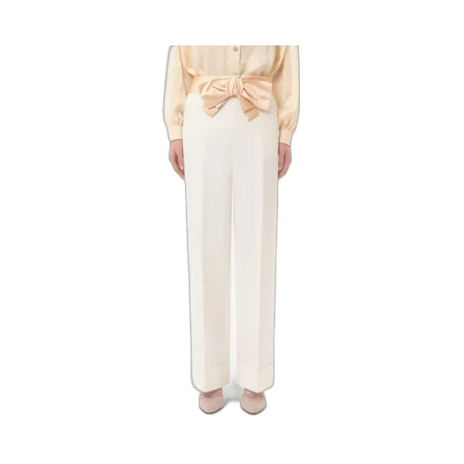 Valentino Bow Detailed Pleated Trousers