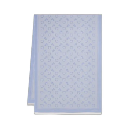 Ferragamo Feline Motif Jacquard Scarf