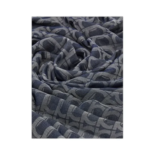 Ferragamo Gancini Frayed-Edge Scarf