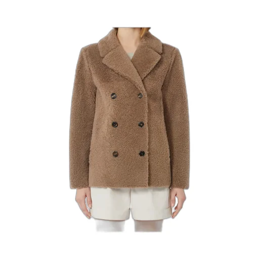 Curly Sheepskin Pea Coat