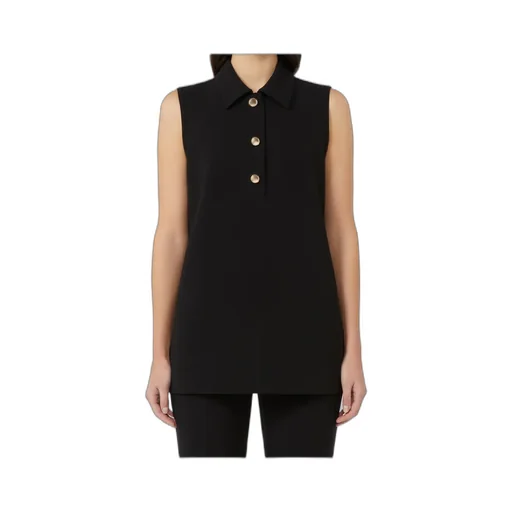 Max Mara Studio Sleeveless Polo Shirt