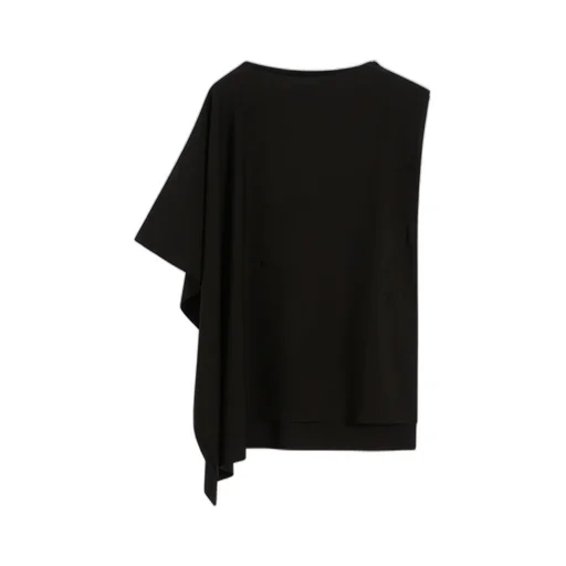 Sportmax Asymmetric Ruffled Top