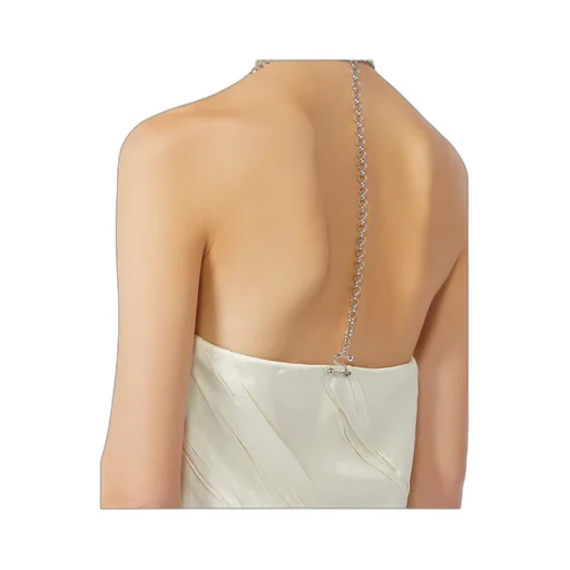 Sportmax V-Neck Chain-Detailed Top