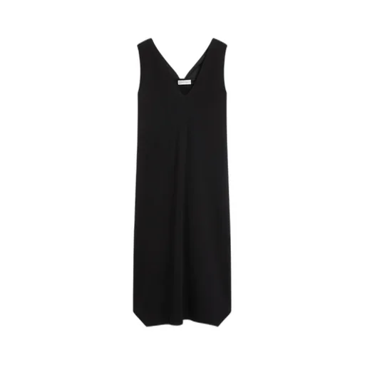 Sleeveless Crepe Dress