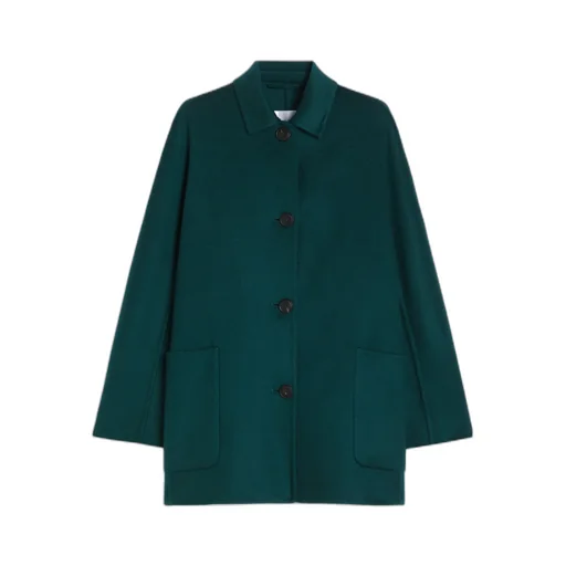 Short Pure Cashmere Coat