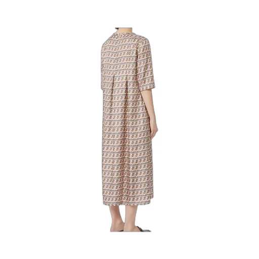 Printed Silk Twill Dress