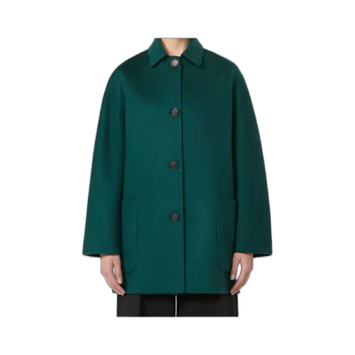 Short Pure Cashmere Coat