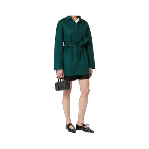 Short Pure Cashmere Coat