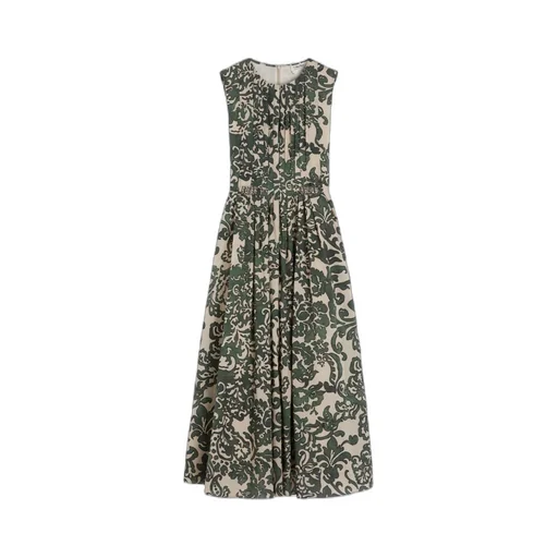 Printed Cotton Voile Dress