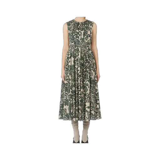 Printed Cotton Voile Dress