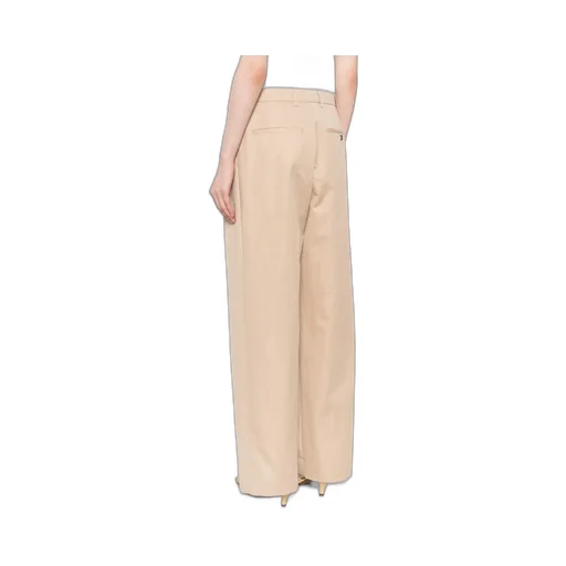 Wide-Leg Pleated Track Pants