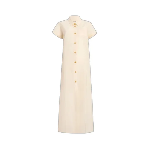 Khaite Effy Short-Sleeved Dress