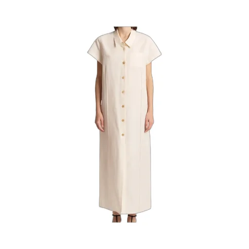 Khaite Effy Short-Sleeved Dress