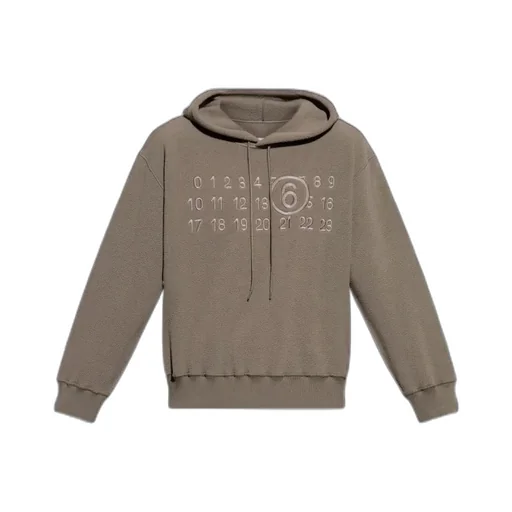 Numbers-Motif Hoodie