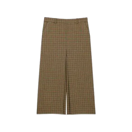 Culottes In Wool Check