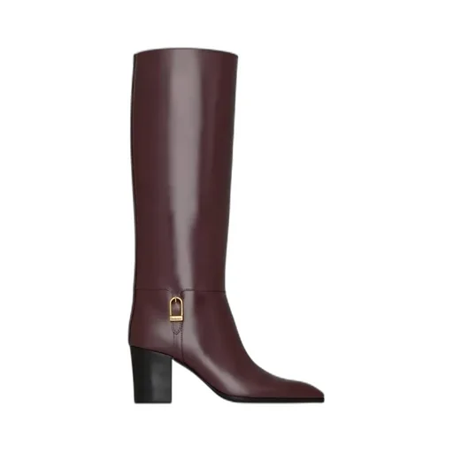 Saint Laurent Julia Square Toe Boots