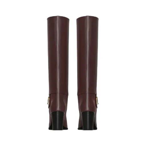 Saint Laurent Julia Square Toe Boots