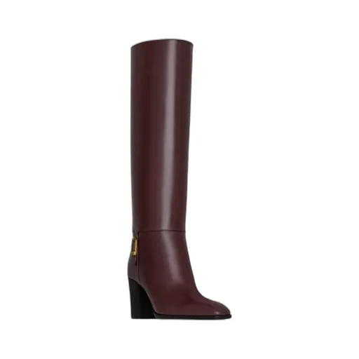 Saint Laurent Julia Square Toe Boots