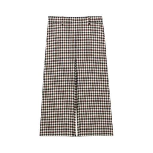 Culottes In Wool Check