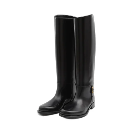 Saint Laurent Julia Logo Engraved Boots