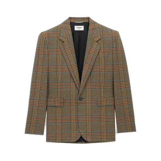 Jacket In Prince Of Wales Wool