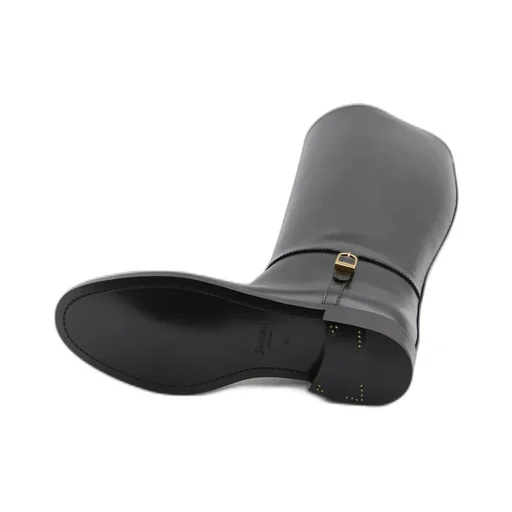 Saint Laurent Julia Logo Engraved Boots