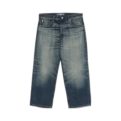 Whiskering-Effect Jeans