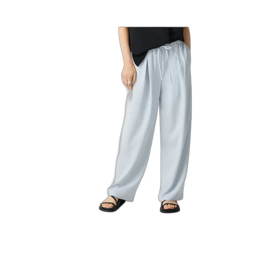 Pleated Crepe Trousers