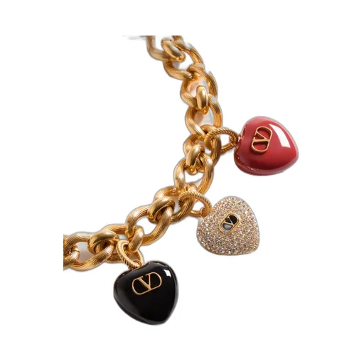 Coeur Royal Necklace In Metal, Enamel And Swarovski® Crystals