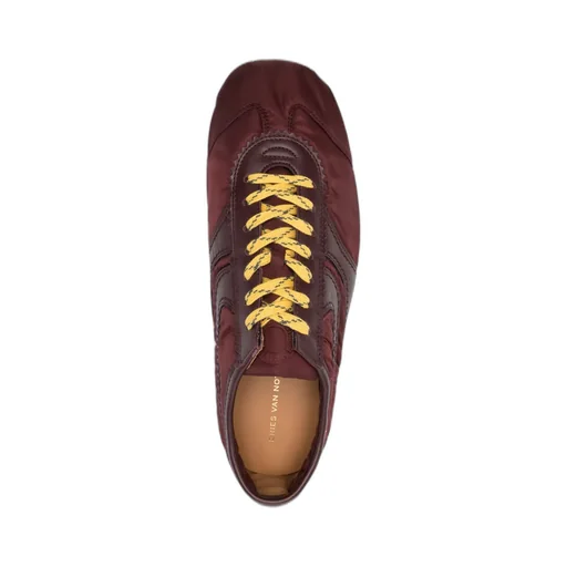 Dries Van Noten Round Toe Lace-Up Sneakers