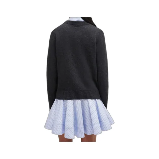 Dark Grey Puppy Wool Jumper
