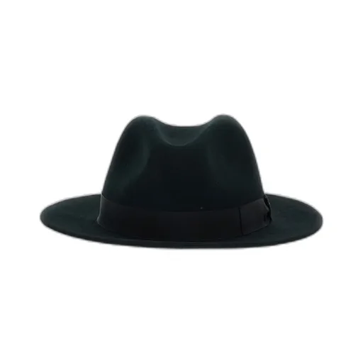Borsalino Grosgrain-Band Fedora Hat