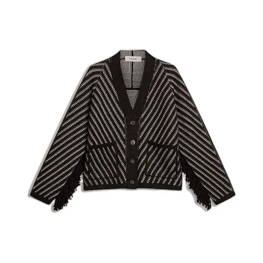 Striped Wool Cardigan