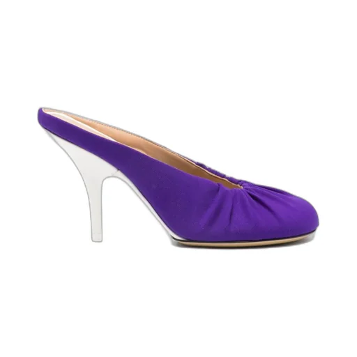Round-Toe High-Heeled Sandals