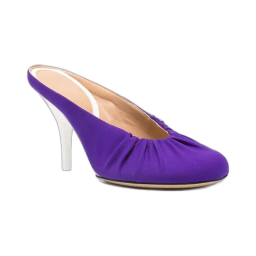 Round-Toe High-Heeled Sandals
