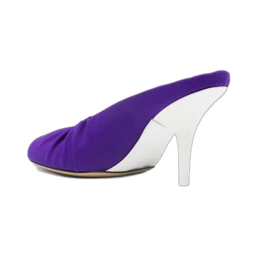 Round-Toe High-Heeled Sandals