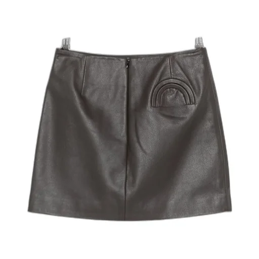 Leather Mini Skirt
