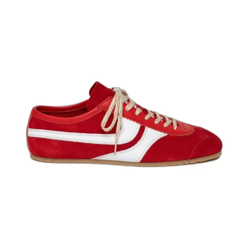 Dries Van Noten Round Toe Lace-Up Sneakers